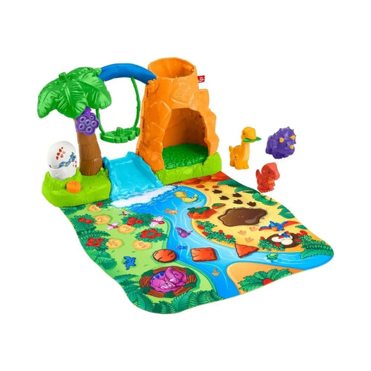 Fisher-Price Little People Dinosaur Village & Playmat Playset | Luxury Home Accessories | Heulog Glow