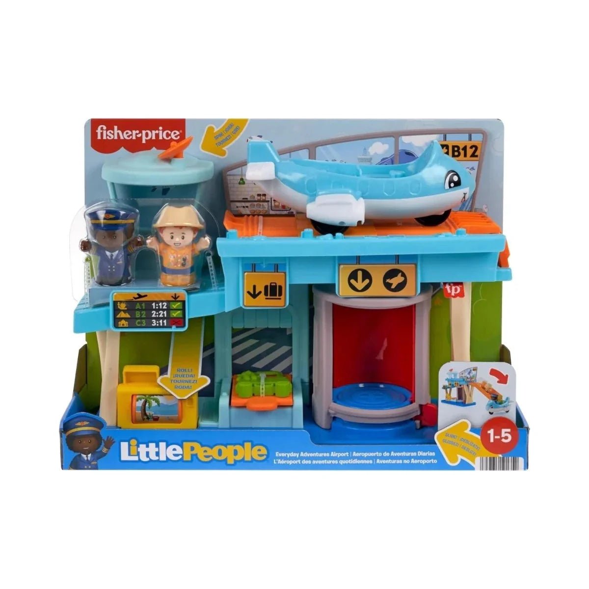 Fisher-Price Little People Everday Adventures Airport Playset | Luxury Home Accessories | Heulog Glow