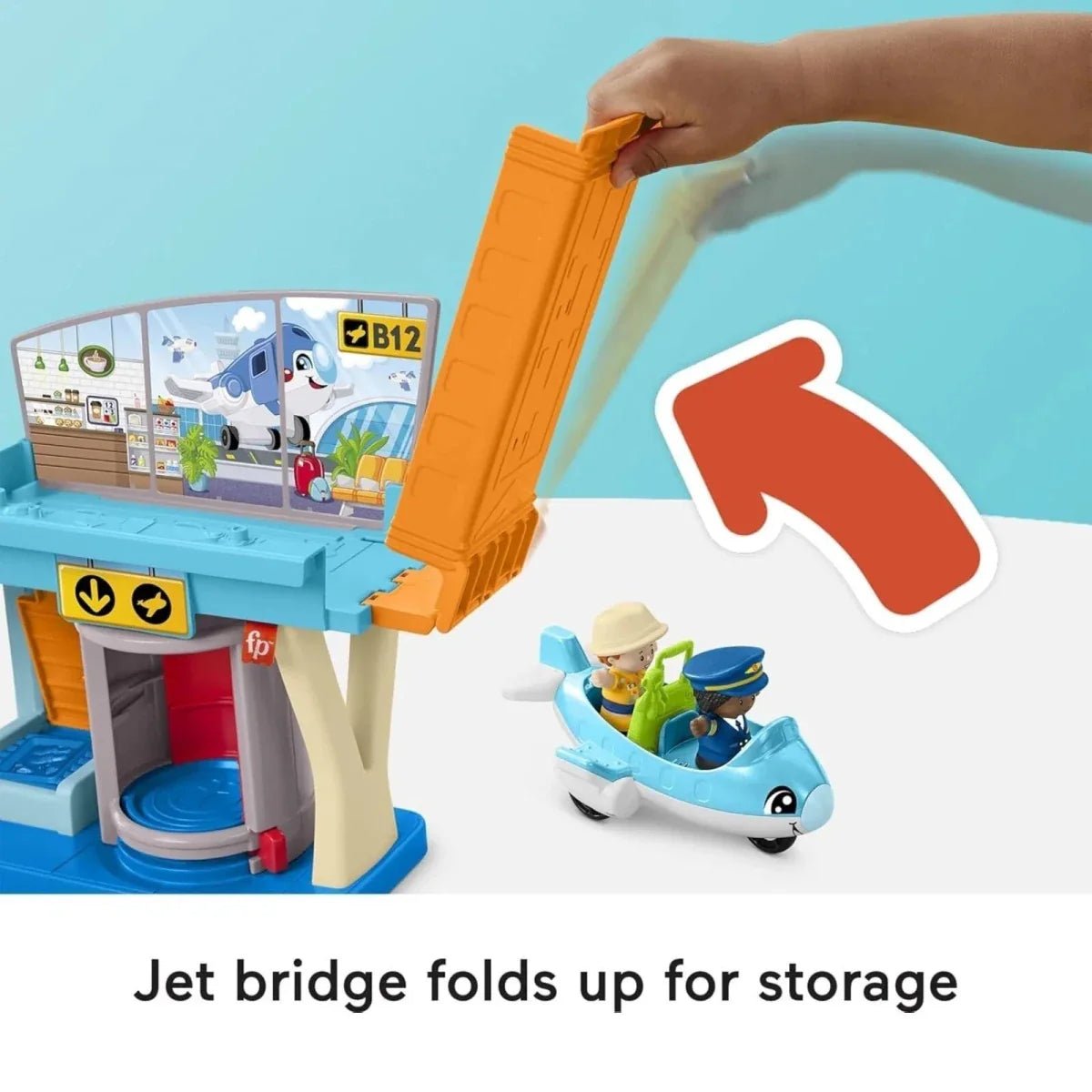 Fisher-Price Little People Everday Adventures Airport Playset | Luxury Home Accessories | Heulog Glow