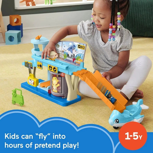 Fisher-Price Little People Everday Adventures Airport Playset | Luxury Home Accessories | Heulog Glow