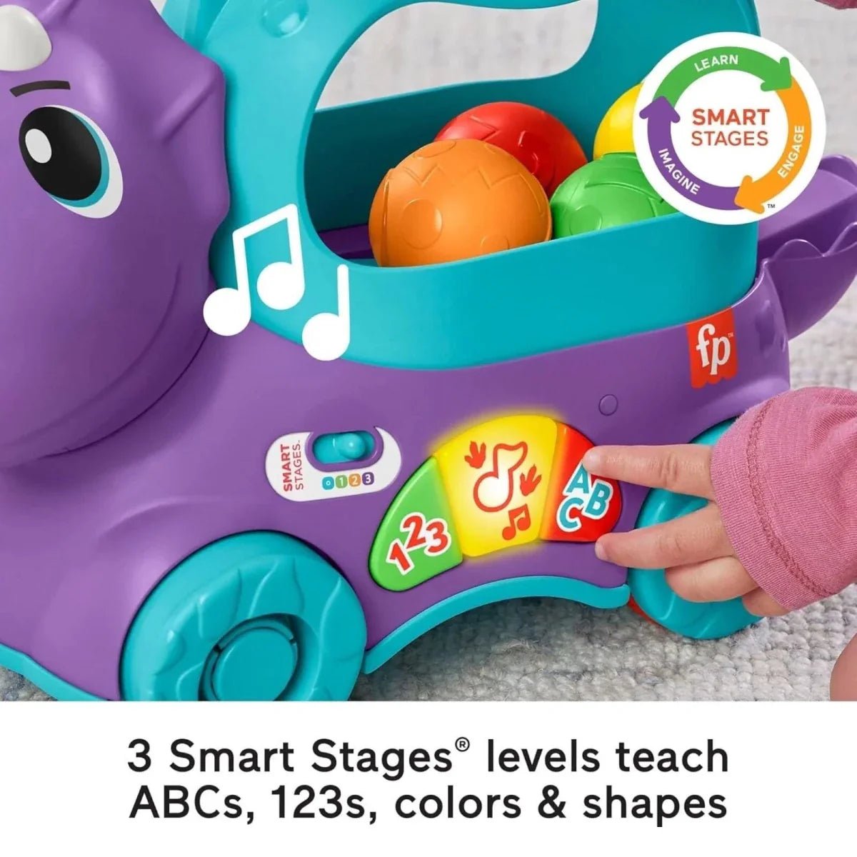 Fisher-Price Poppin Triceratops | Luxury Home Accessories | Heulog Glow