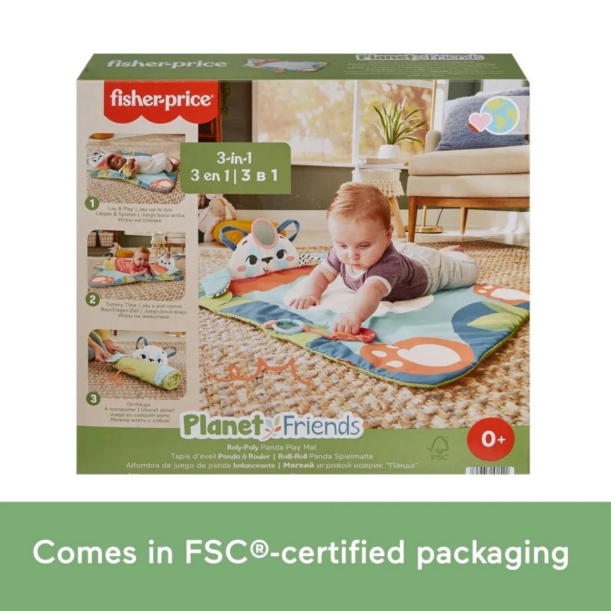 Fisher-Price Roly-Poly Panda Playmat | Luxury Home Accessories | Heulog Glow