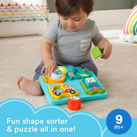 Fisher-Price Shapes & Sounds Vehicle Puzzle Toy | Luxury Home Accessories | Heulog Glow