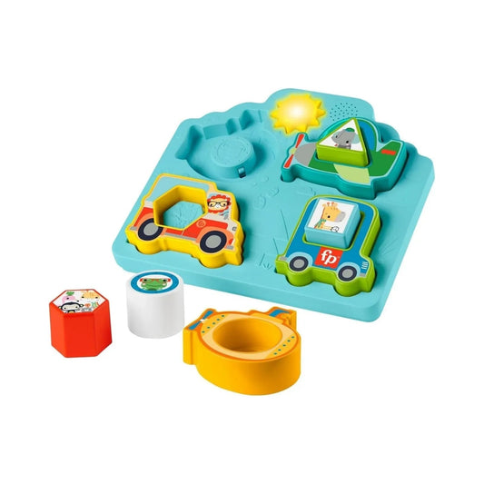 Fisher-Price Shapes & Sounds Vehicle Puzzle Toy | Luxury Home Accessories | Heulog Glow