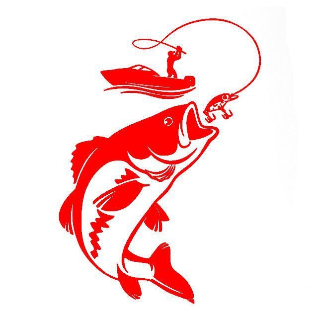 Fishing Car Stickers Fish Car Stickers Wall Stickers Waterproof Stickers | Luxury Home Accessories | Heulog Glow