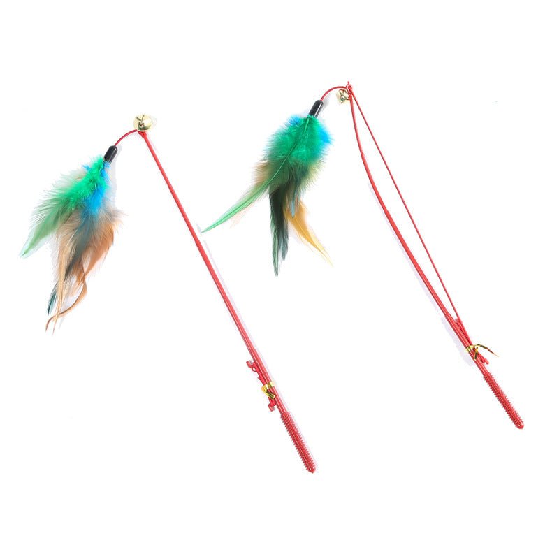 Fishing rod-style colored feathers | Luxury Home Accessories | Heulog Glow