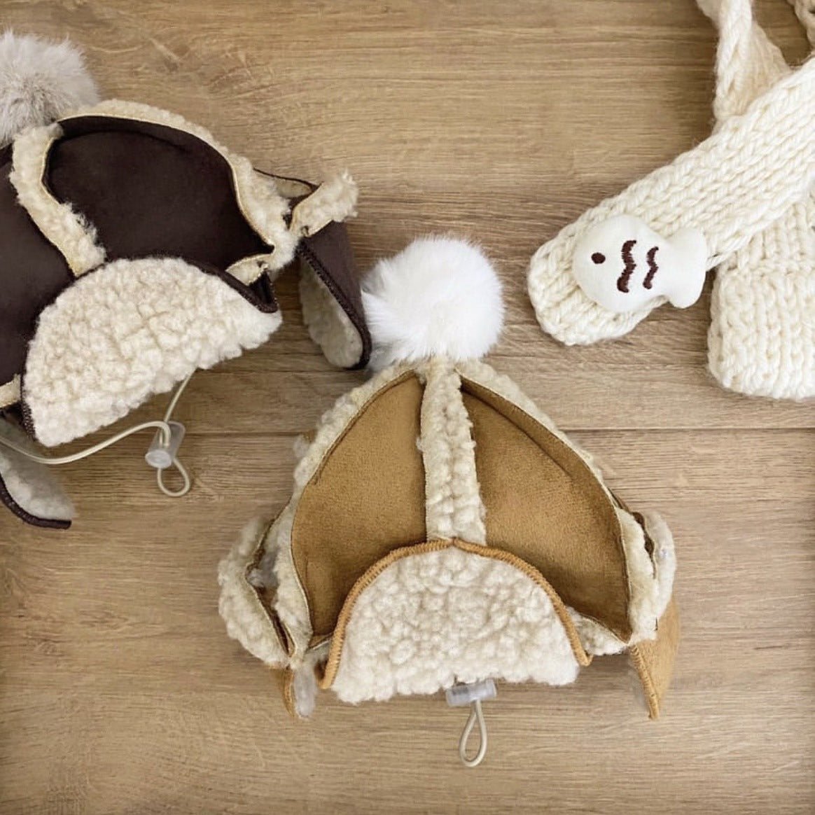 Fleece-lined Thermal And Windproof Lamb Fur Pet Hat | Luxury Home Accessories | Heulog Glow