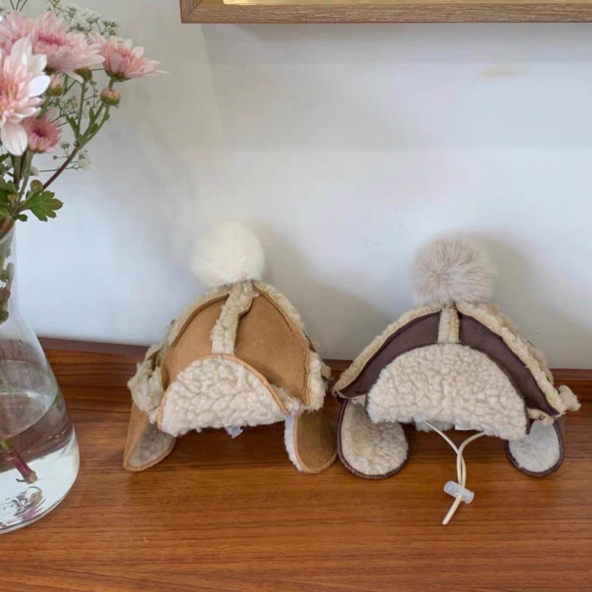 Fleece-lined Thermal And Windproof Lamb Fur Pet Hat | Luxury Home Accessories | Heulog Glow