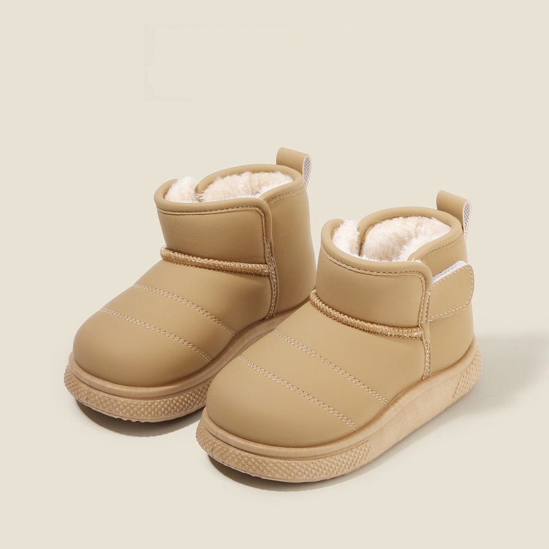 Fleece-lined Thickened Girls' Cotton Boots Warm Baby Cotton Shoes | Luxury Home Accessories | Heulog Glow