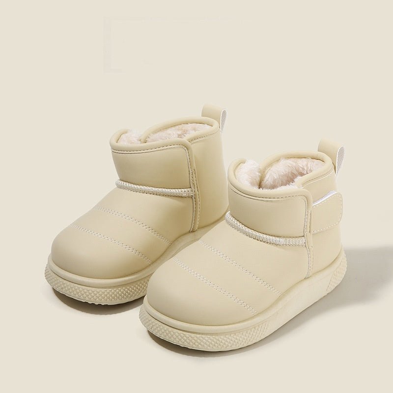 Fleece-lined Thickened Girls' Cotton Boots Warm Baby Cotton Shoes | Luxury Home Accessories | Heulog Glow