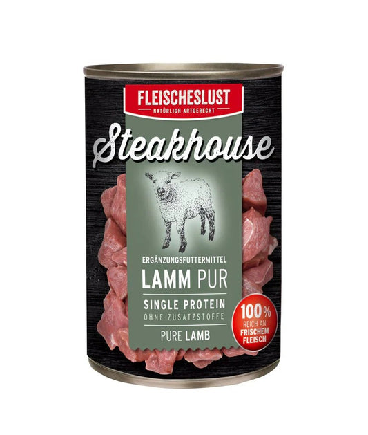 Fleischeslust Steakhouse Pure Lamb (6 x 400g) | Luxury Home Accessories | Heulog Glow