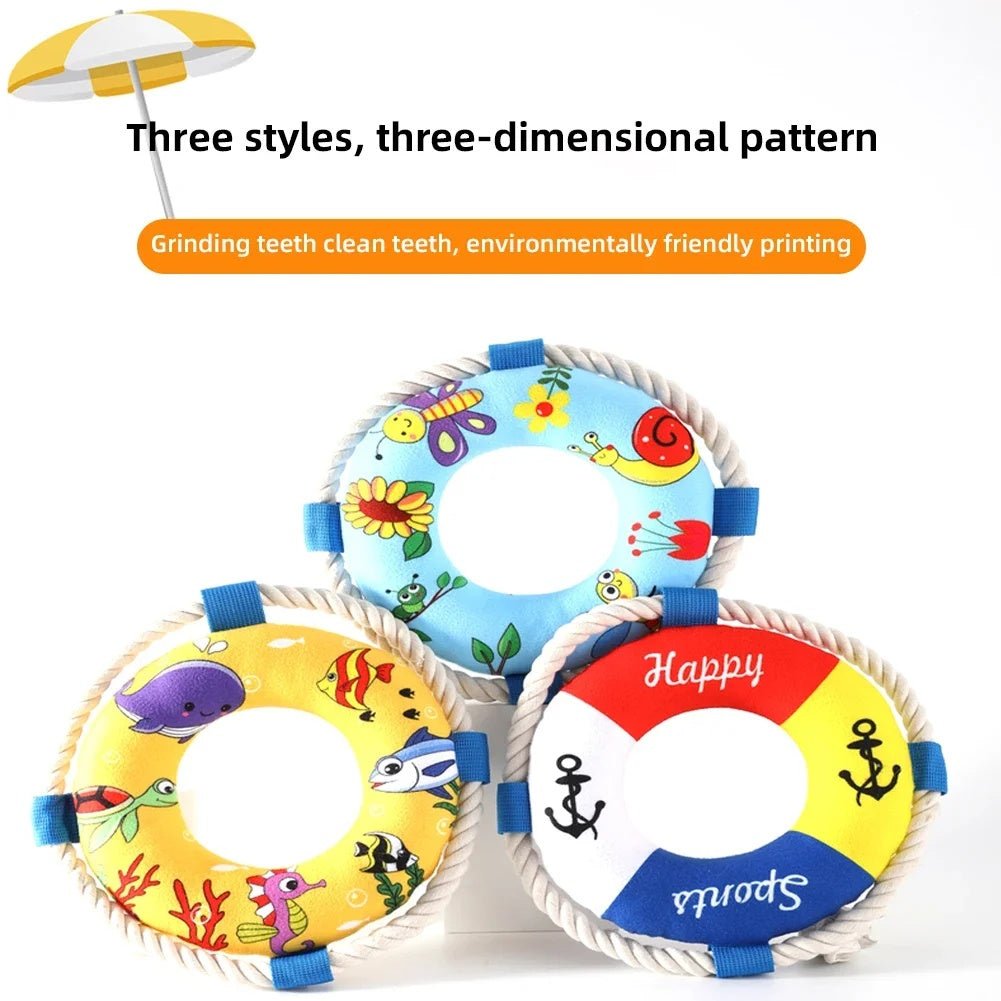 Float Training Dog Pull Ring Dog Ring Chew Resistant Toys Throw Catch Flying Pet Supplies Bite Resistant Soft Pull Ring | Luxury Home Accessories | Heulog Glow