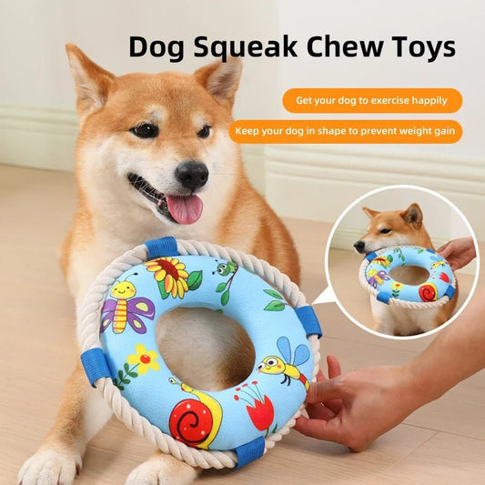 Float Training Dog Pull Ring Dog Ring Chew Resistant Toys Throw Catch Flying Pet Supplies Bite Resistant Soft Pull Ring | Luxury Home Accessories | Heulog Glow