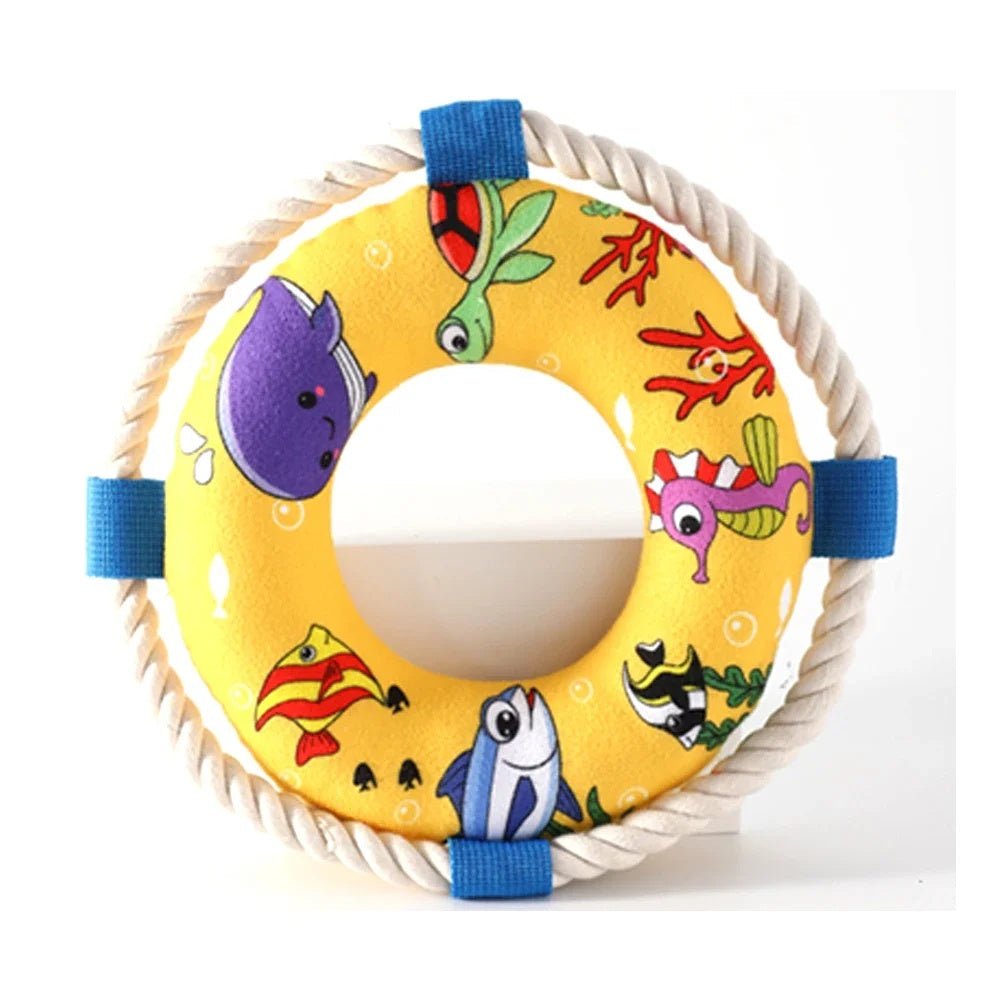 Float Training Dog Pull Ring Dog Ring Chew Resistant Toys Throw Catch Flying Pet Supplies Bite Resistant Soft Pull Ring | Luxury Home Accessories | Heulog Glow