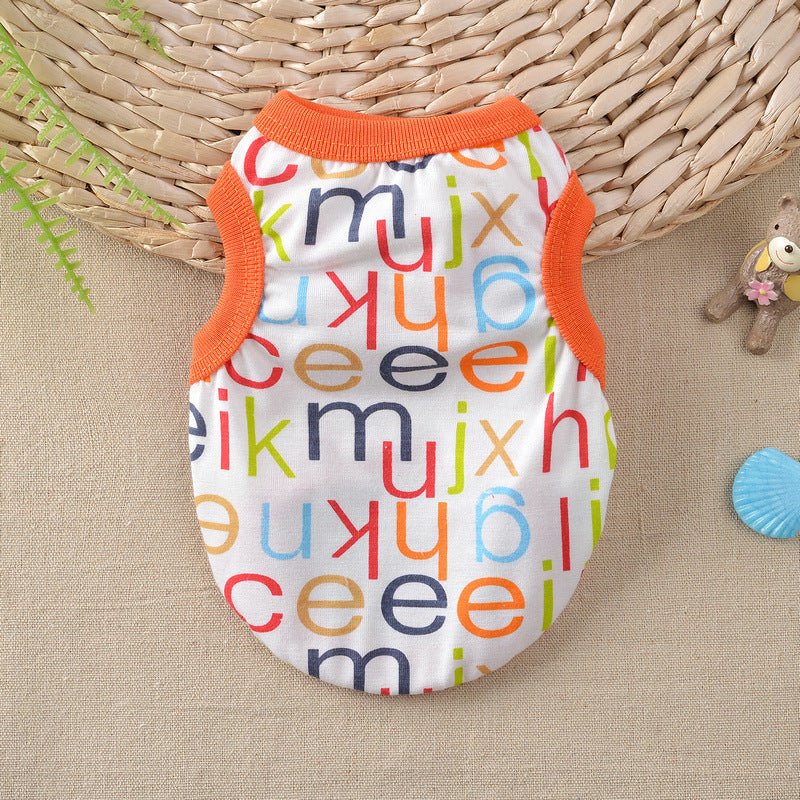 Floral Small Dog Teddy Milk Vest | Luxury Home Accessories | Heulog Glow