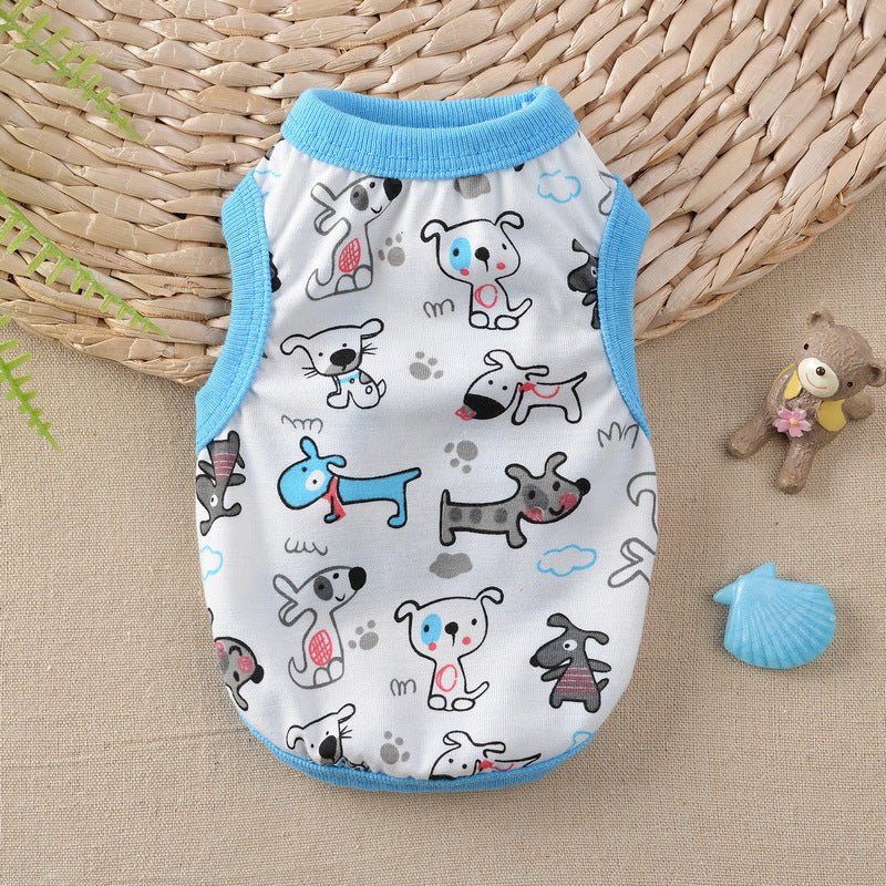 Floral Small Dog Teddy Milk Vest | Luxury Home Accessories | Heulog Glow