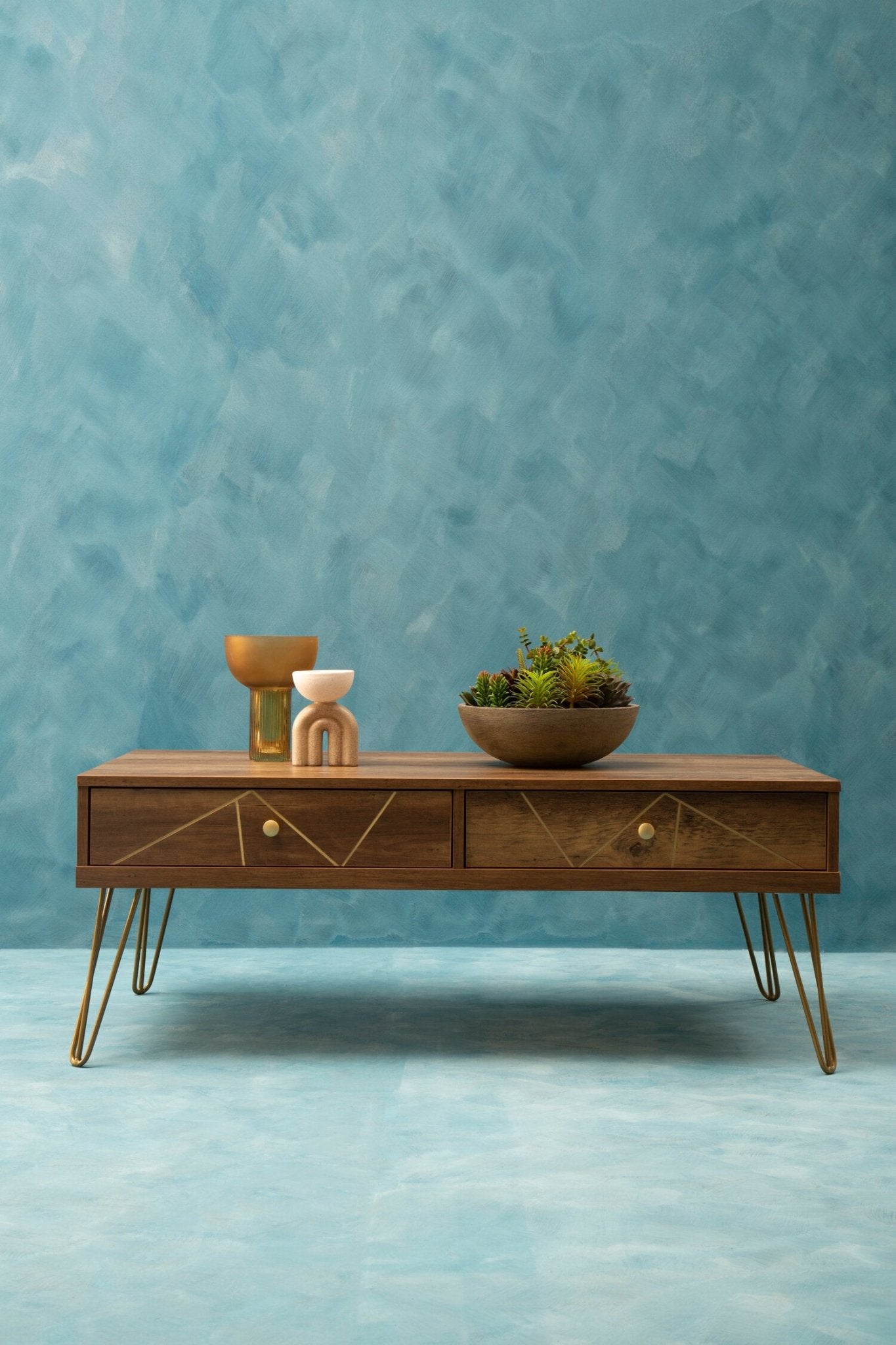 Flori Coffee Table with 2 Drawers | Luxury Home Accessories | Heulog Glow