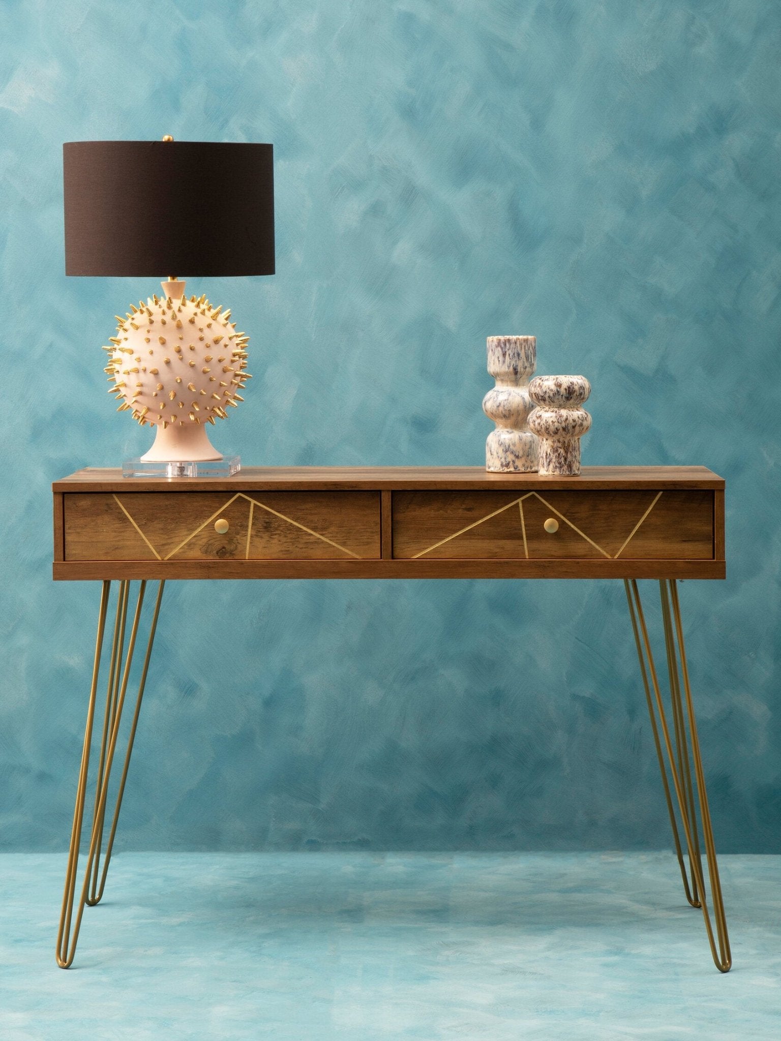 Flori Console Table with 2 Drawers | Luxury Home Accessories | Heulog Glow