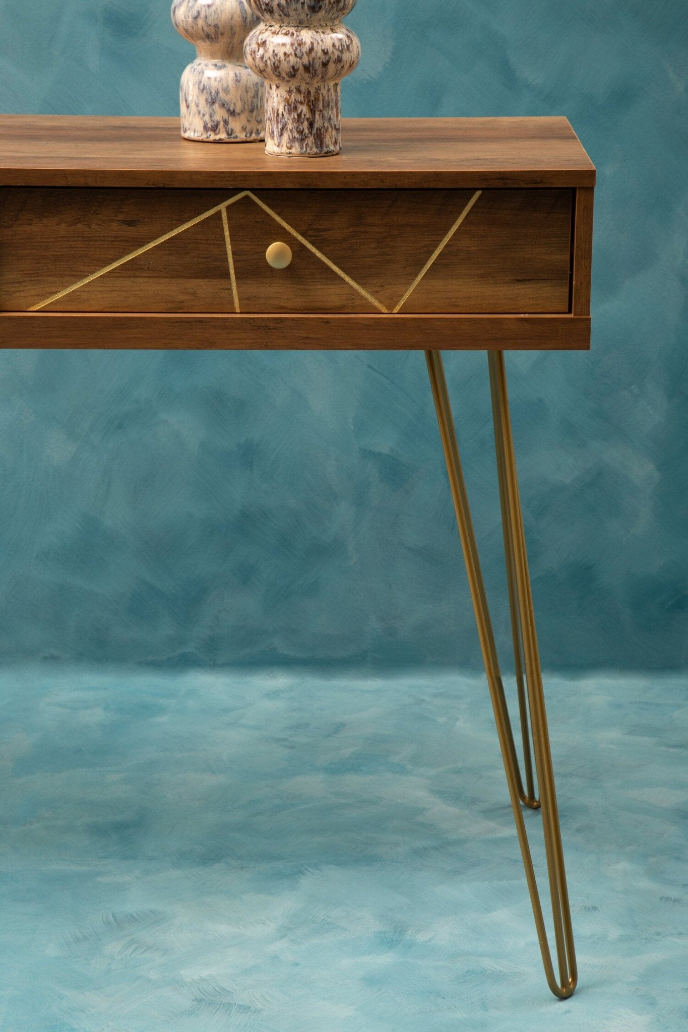 Flori Console Table with 2 Drawers | Luxury Home Accessories | Heulog Glow