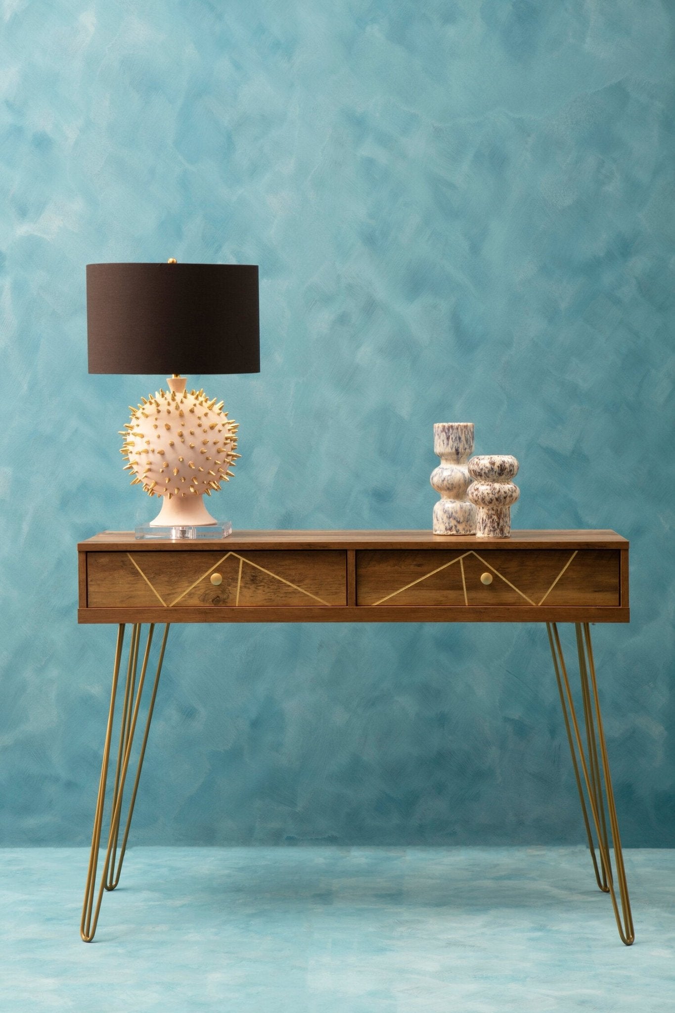 Flori Console Table with 2 Drawers | Luxury Home Accessories | Heulog Glow