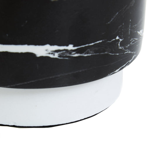 Flos Black Marble Storage Jar | Luxury Home Accessories | Heulog Glow