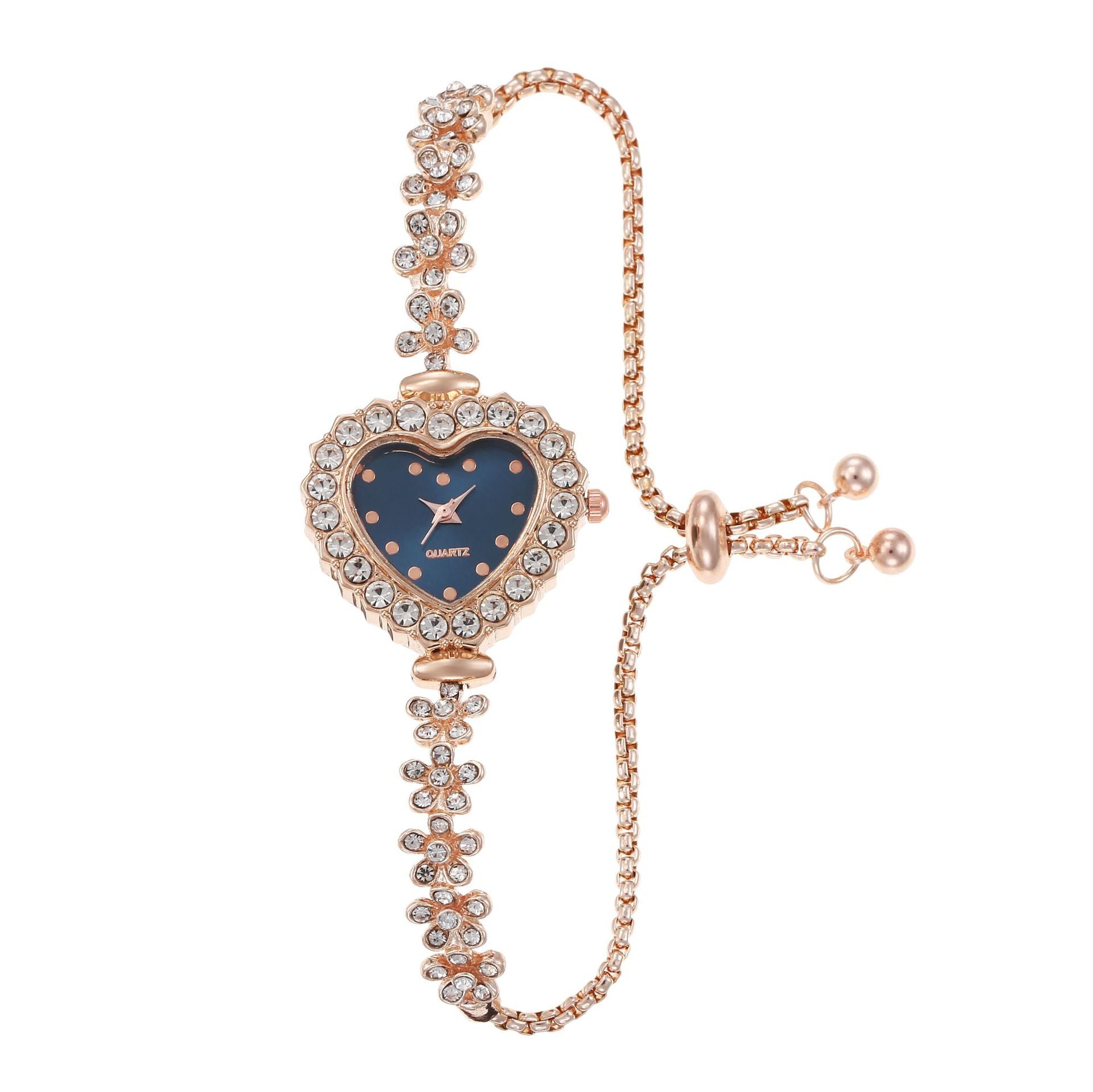 Flower Chain Diamond-embedded Love Women's Elegant All-match Watch | Luxury Home Accessories | Heulog Glow