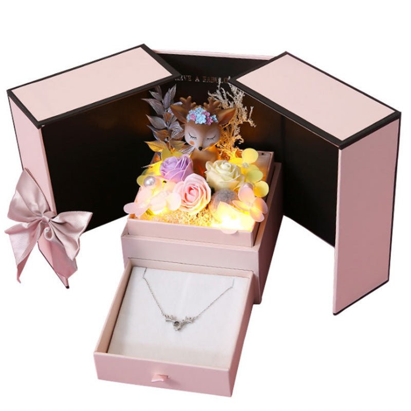Flower Gift Box Tanabata Valentine's Day Gift Packaging Box | Luxury Home Accessories | Heulog Glow
