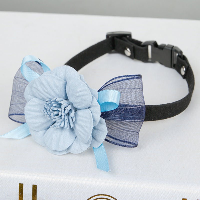 Flower Pet Collar Necklace | Luxury Home Accessories | Heulog Glow