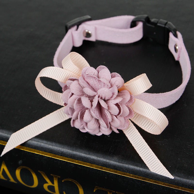 Flower Pet Collar Necklace | Luxury Home Accessories | Heulog Glow