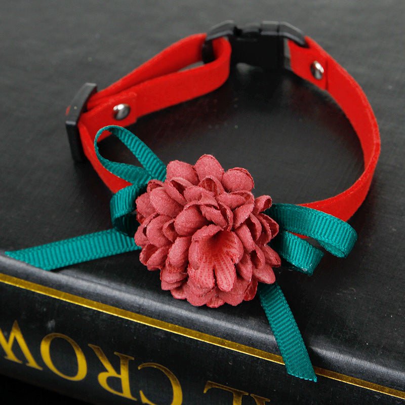 Flower Pet Collar Necklace | Luxury Home Accessories | Heulog Glow