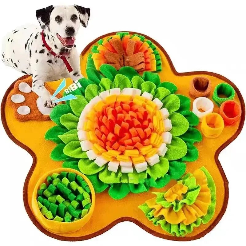 Flower-shaped Dog Cat Olfactory Training Pad | Luxury Home Accessories | Heulog Glow