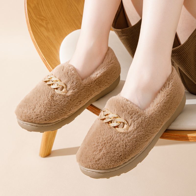Fluffy Shoes Female All-matching Flat | Luxury Home Accessories | Heulog Glow
