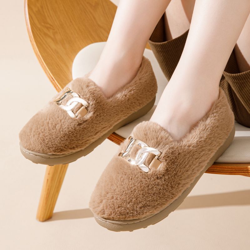 Fluffy Shoes Female All-matching Flat | Luxury Home Accessories | Heulog Glow