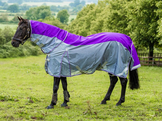 Fly Turnout Combination Rug - Purple | Luxury Home Accessories | Heulog Glow