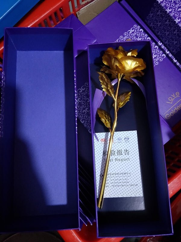 Foil Rose Valentine's Day Gift | Luxury Home Accessories | Heulog Glow