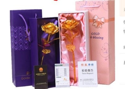 Foil Rose Valentine's Day Gift | Luxury Home Accessories | Heulog Glow