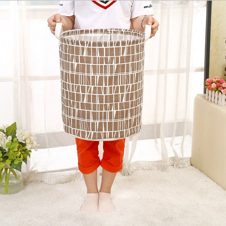Foldable laundry basket, cotton and linen laundry basket, bathroom, laundry, dirty clothes, dirty clothes, toy storage basket | Luxury Home Accessories | Heulog Glow
