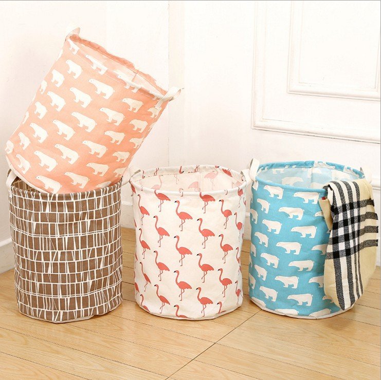 Foldable laundry basket, cotton and linen laundry basket, bathroom, laundry, dirty clothes, dirty clothes, toy storage basket | Luxury Home Accessories | Heulog Glow