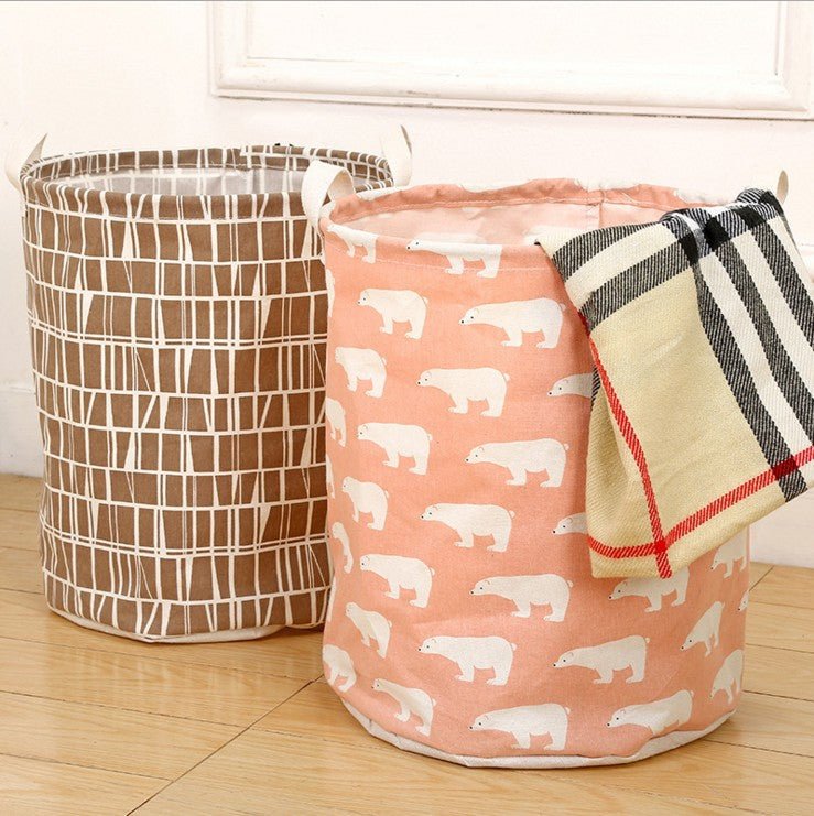 Foldable laundry basket, cotton and linen laundry basket, bathroom, laundry, dirty clothes, dirty clothes, toy storage basket | Luxury Home Accessories | Heulog Glow