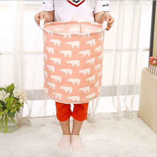 Foldable laundry basket, cotton and linen laundry basket, bathroom, laundry, dirty clothes, dirty clothes, toy storage basket | Luxury Home Accessories | Heulog Glow