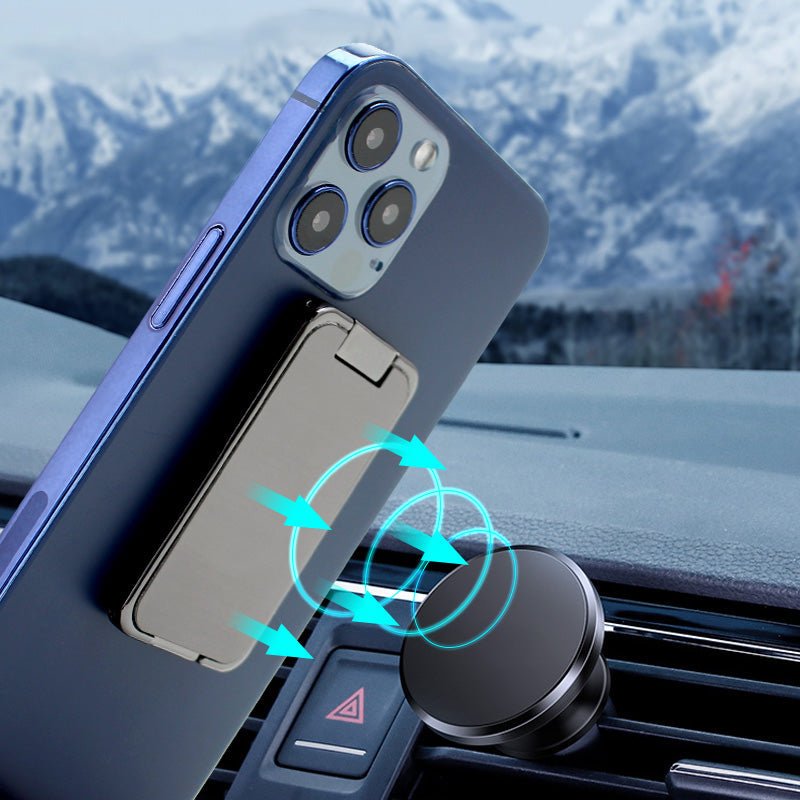 Foldable Mobile Phone Holder Ring Buckle Retractable Desktop CellPhone Stand Car Magnetic Bracket Office Accessories | Luxury Home Accessories | Heulog Glow