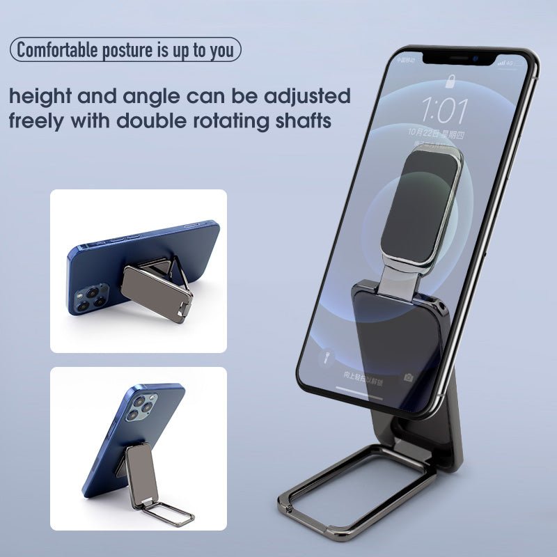 Foldable Mobile Phone Holder Ring Buckle Retractable Desktop CellPhone Stand Car Magnetic Bracket Office Accessories | Luxury Home Accessories | Heulog Glow