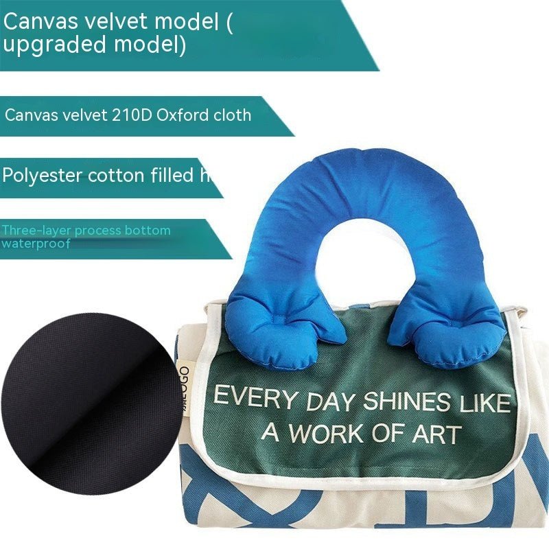 Foldable Picnic Mat Feeding Cotton Handle Moisture-proof | Luxury Home Accessories | Heulog Glow