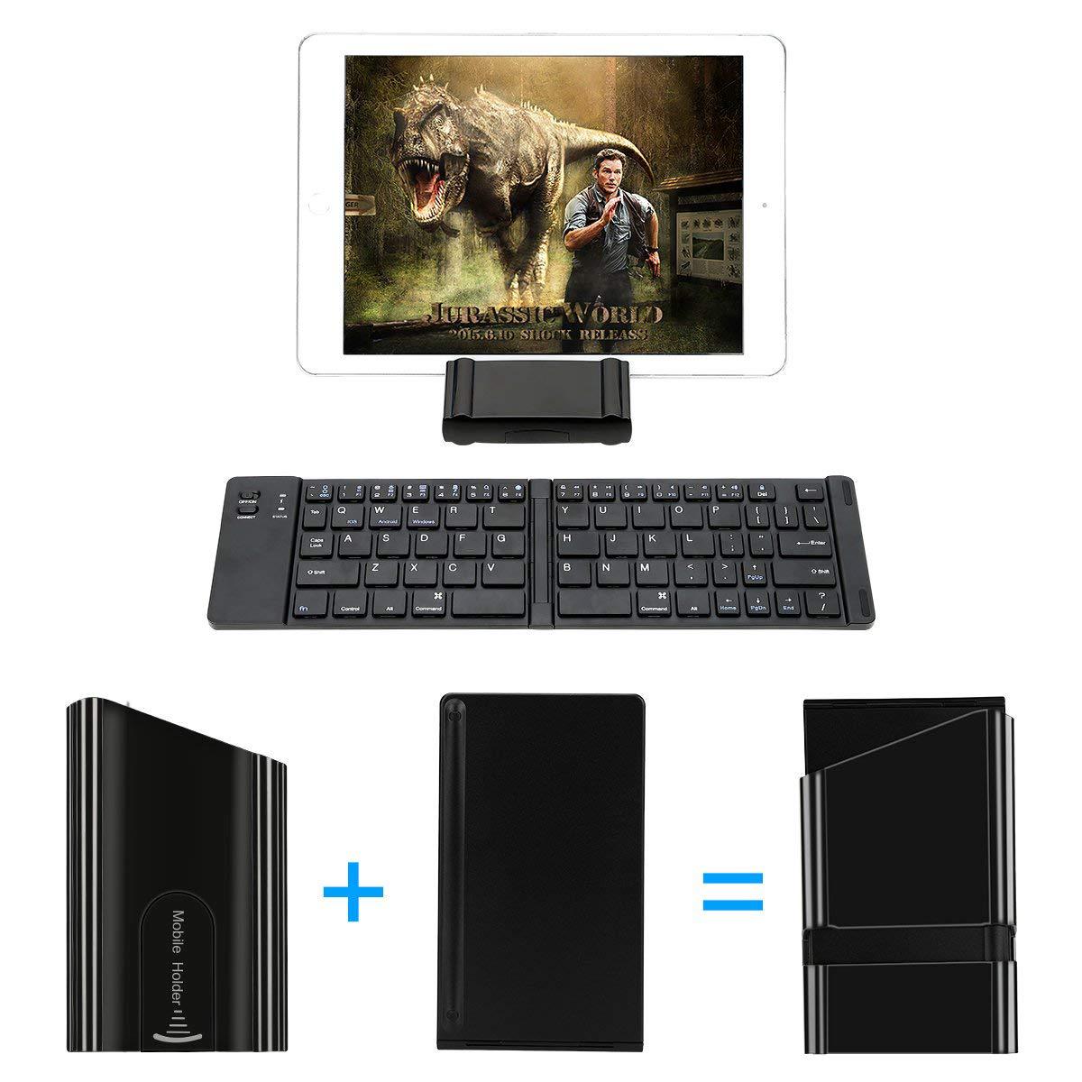 Folding Metal Bluetooth Foldable Keyboard Mini Bluetooth Wireless | Luxury Home Accessories | Heulog Glow