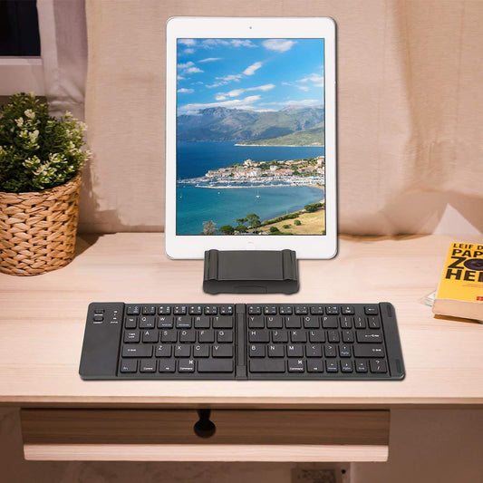 Folding Metal Bluetooth Foldable Keyboard Mini Bluetooth Wireless | Luxury Home Accessories | Heulog Glow