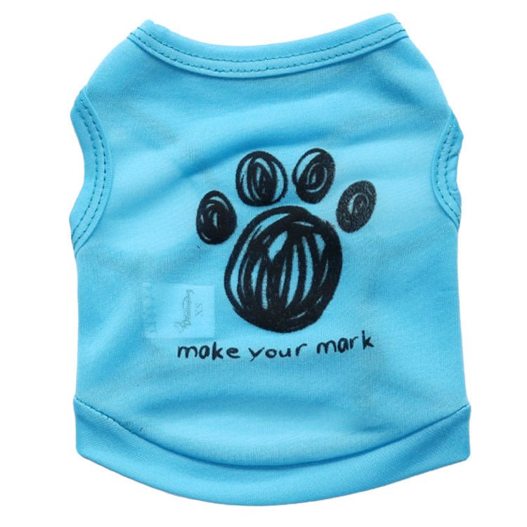 Footprints pet vest | Luxury Home Accessories | Heulog Glow