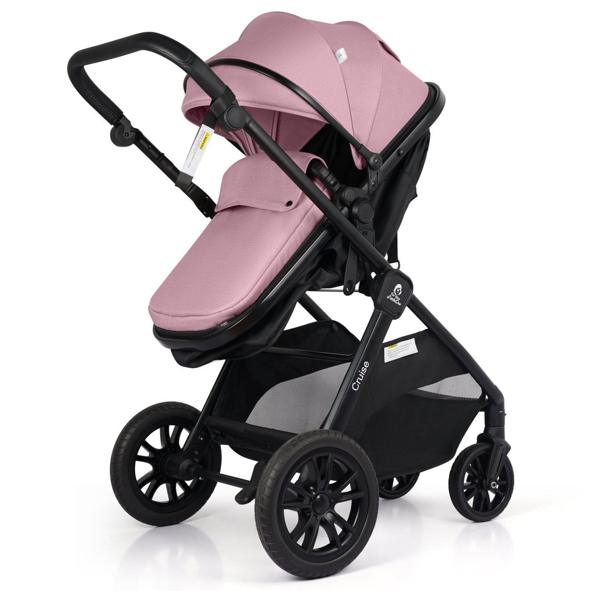 For Your Little One Cruise 3 In 1 Travel System With Car Seat - Blush Rose (Free Cupholder And Seat Liner Included!) | Luxury Home Accessories | Heulog Glow