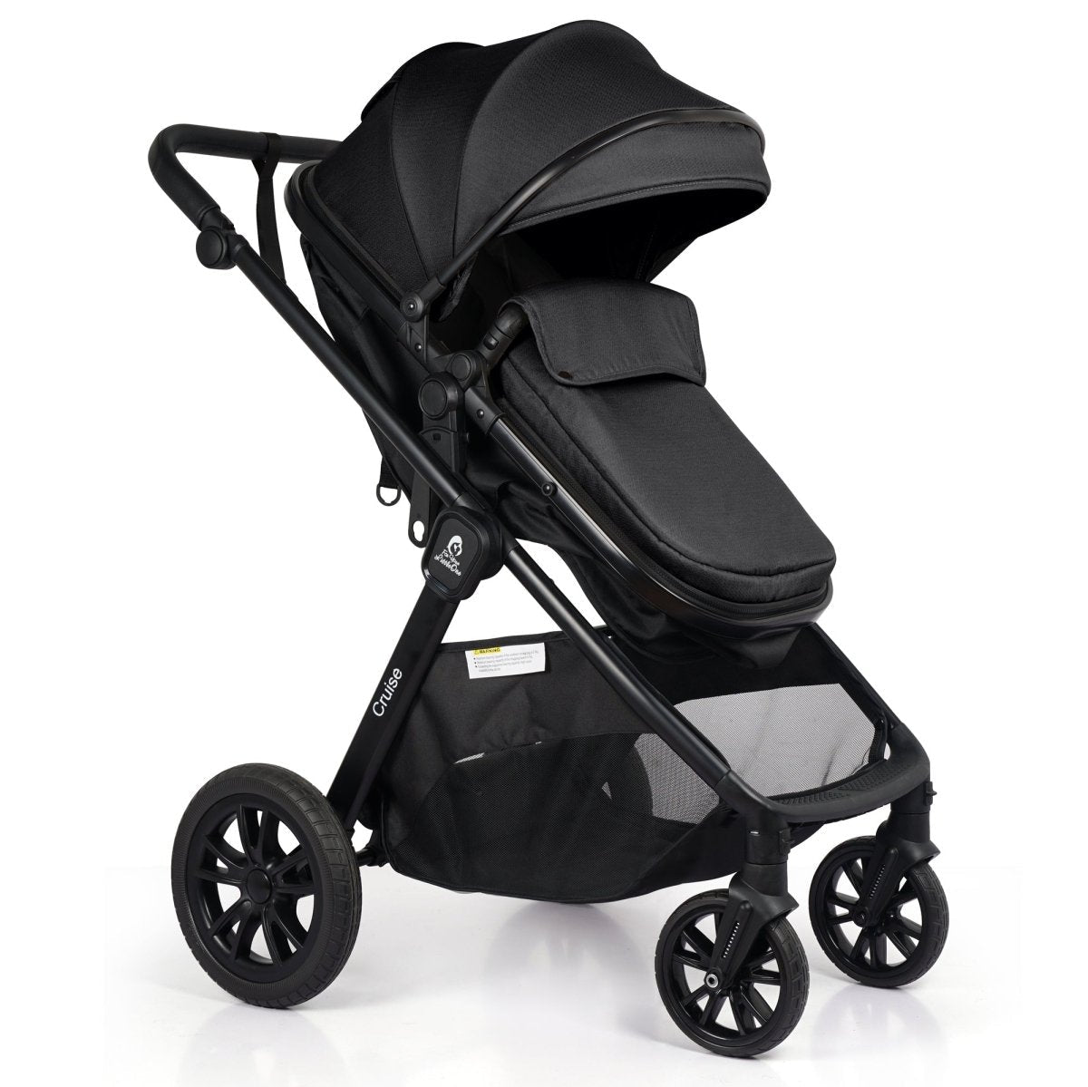 For Your Little One Cruise 3 In 1 Travel System With Car Seat - Eclipse Black (Free Cupholder / Seat Liner Included!) | Luxury Home Accessories | Heulog Glow