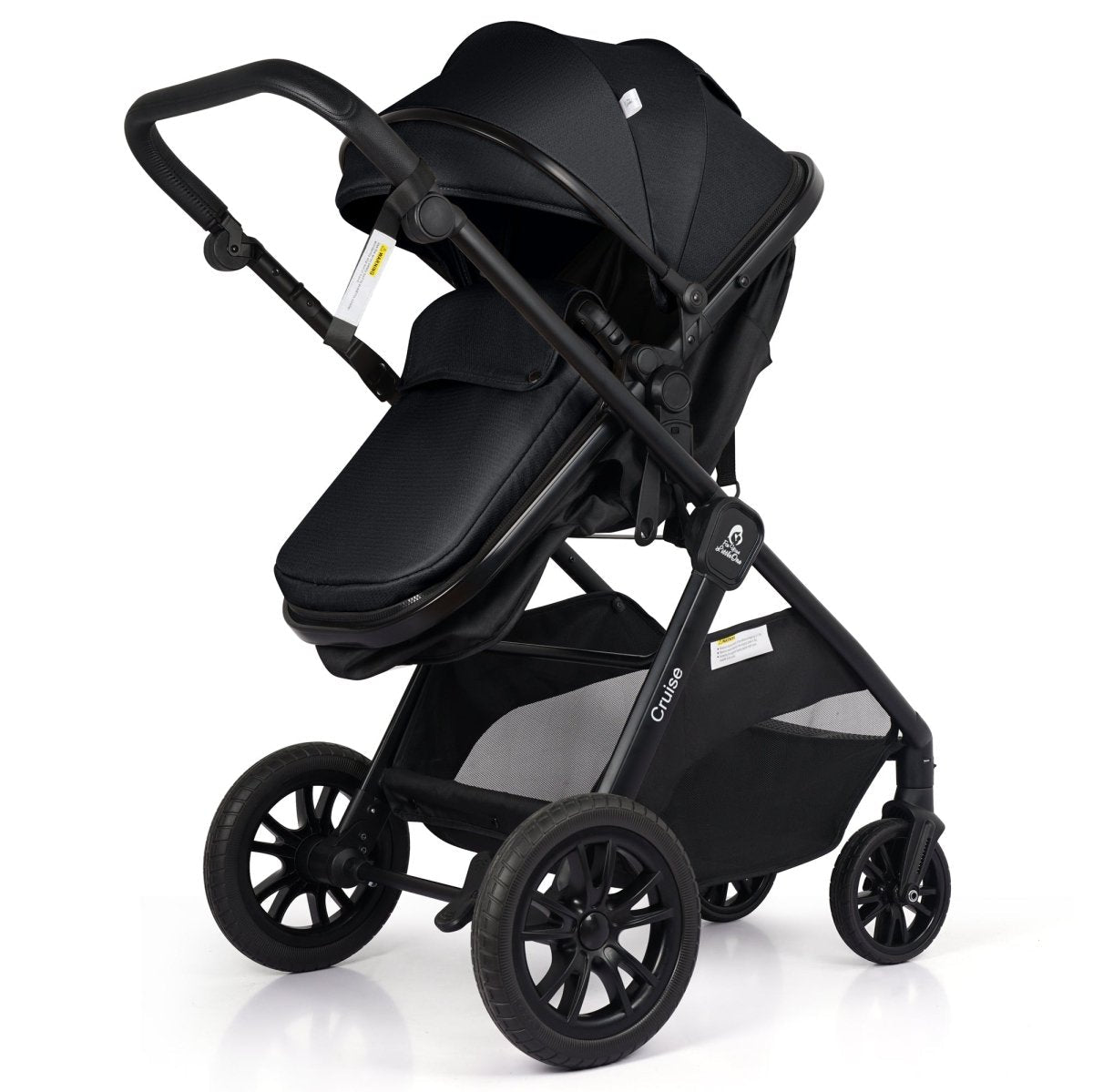 For Your Little One Cruise 3 In 1 Travel System With Car Seat - Eclipse Black (Free Cupholder / Seat Liner Included!) | Luxury Home Accessories | Heulog Glow