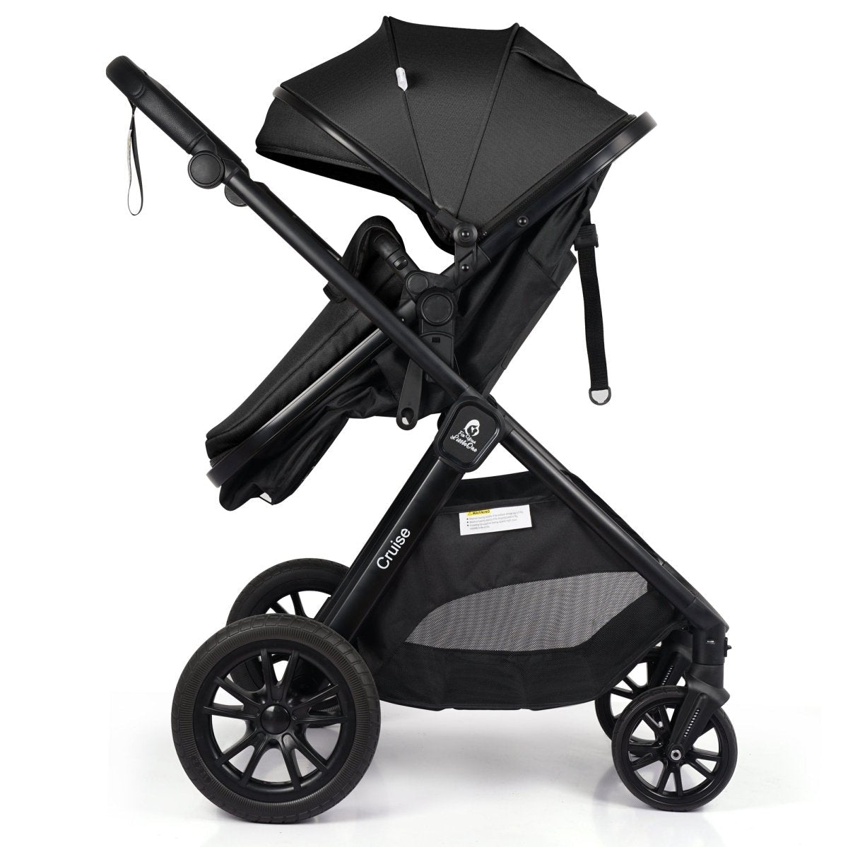 For Your Little One Cruise 3 In 1 Travel System With Car Seat - Eclipse Black (Free Cupholder / Seat Liner Included!) | Luxury Home Accessories | Heulog Glow